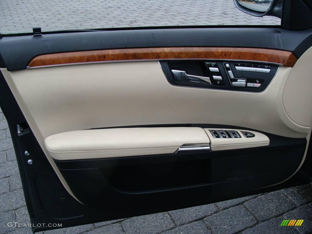 2007 S 550 Sedan - designo Graphite Metallic / Beige/Black photo #8