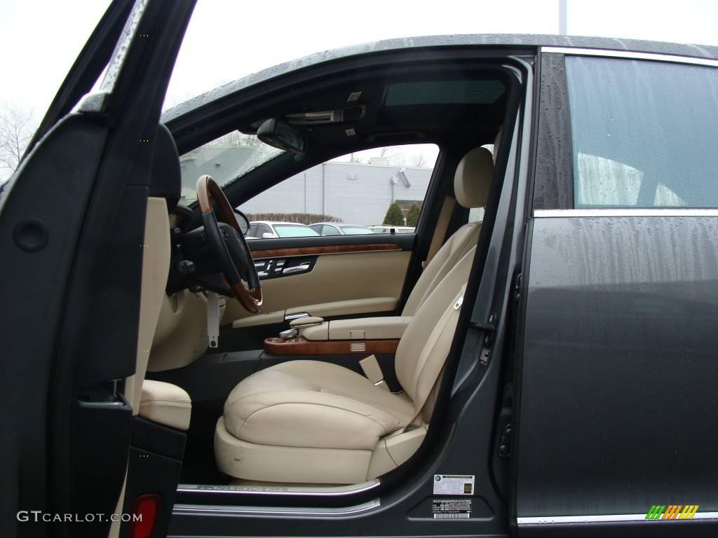 2007 S 550 Sedan - designo Graphite Metallic / Beige/Black photo #10