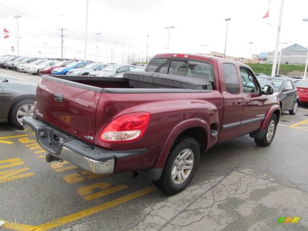 2005 Tundra SR5 Access Cab - Salsa Red Pearl / Taupe photo #7