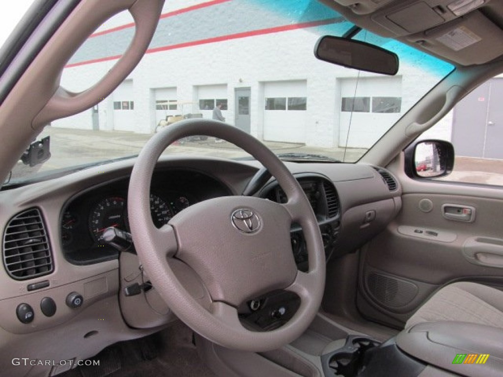 2005 Tundra SR5 Access Cab - Salsa Red Pearl / Taupe photo #14