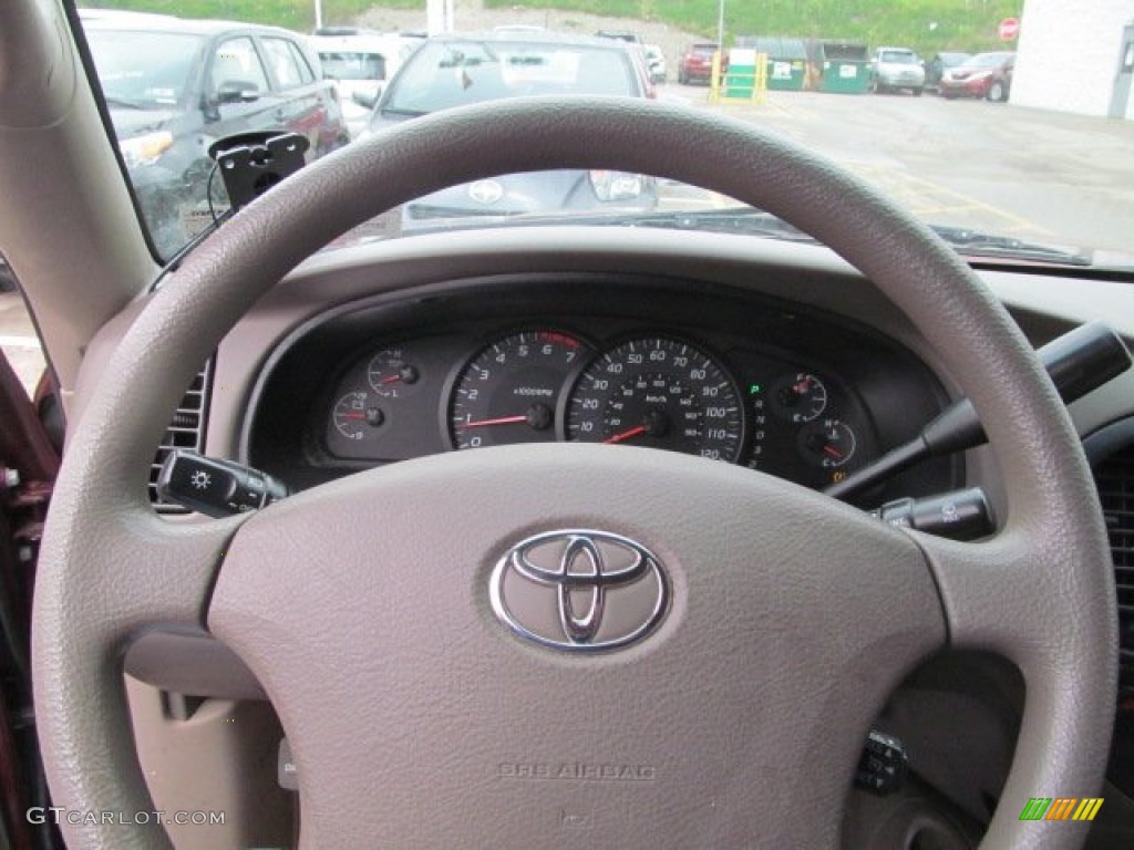 2005 Tundra SR5 Access Cab - Salsa Red Pearl / Taupe photo #16