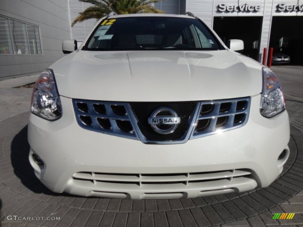 2012 Murano SL - Pearl White / Beige photo #14