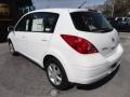 2012 Fresh Powder White Nissan Versa 1.8 S Hatchback  photo #3