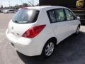 2012 Fresh Powder White Nissan Versa 1.8 S Hatchback  photo #9