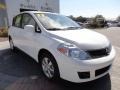 2012 Fresh Powder White Nissan Versa 1.8 S Hatchback  photo #11