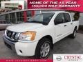 2012 Blizzard White Nissan Titan SV Crew Cab  photo #1