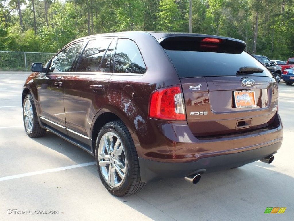 2012 Edge SEL EcoBoost - Cinnamon Metallic / Medium Light Stone photo #7