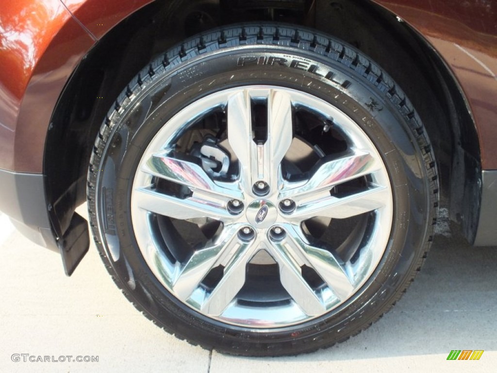 2012 Ford Edge SEL EcoBoost Wheel Photo #63676224