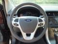 2012 Ford Edge Medium Light Stone Interior Steering Wheel Photo