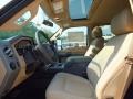 2012 White Platinum Metallic Tri-Coat Ford F250 Super Duty Lariat Crew Cab 4x4  photo #3