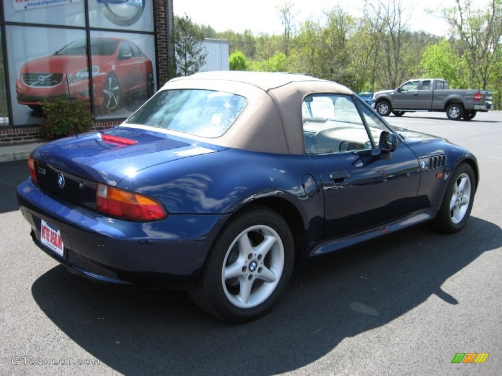 1998 Z3 2.8 Roadster - Montreal Blue Metallic / Beige photo #3