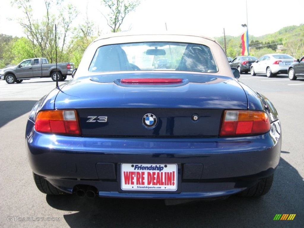 1998 Z3 2.8 Roadster - Montreal Blue Metallic / Beige photo #4
