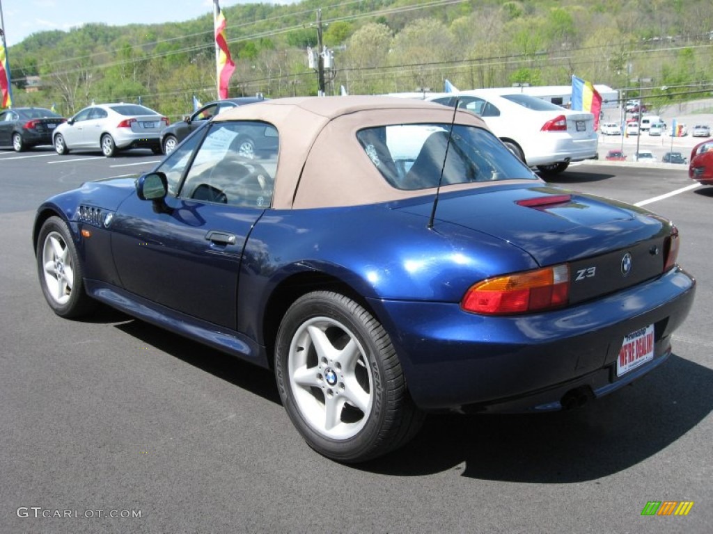 1998 Z3 2.8 Roadster - Montreal Blue Metallic / Beige photo #5