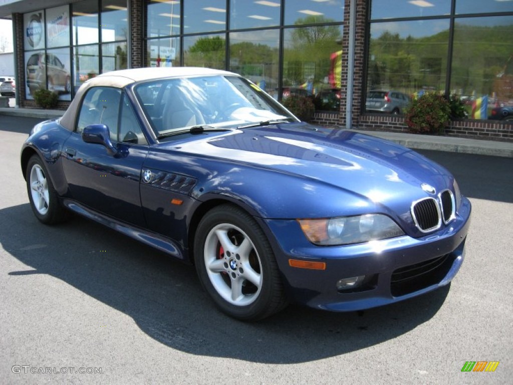 1998 Z3 2.8 Roadster - Montreal Blue Metallic / Beige photo #9