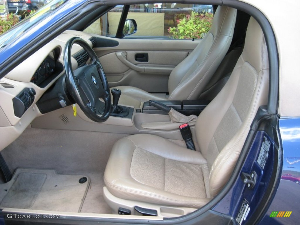 Beige Interior 1998 BMW Z3 2.8 Roadster Photo #63677583