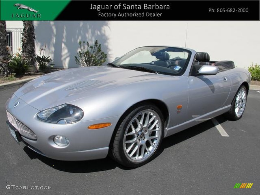 2006 XK XKR Convertible - Satin Silver Metallic / Charcoal photo #1