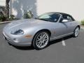 2006 Satin Silver Metallic Jaguar XK XKR Convertible  photo #2
