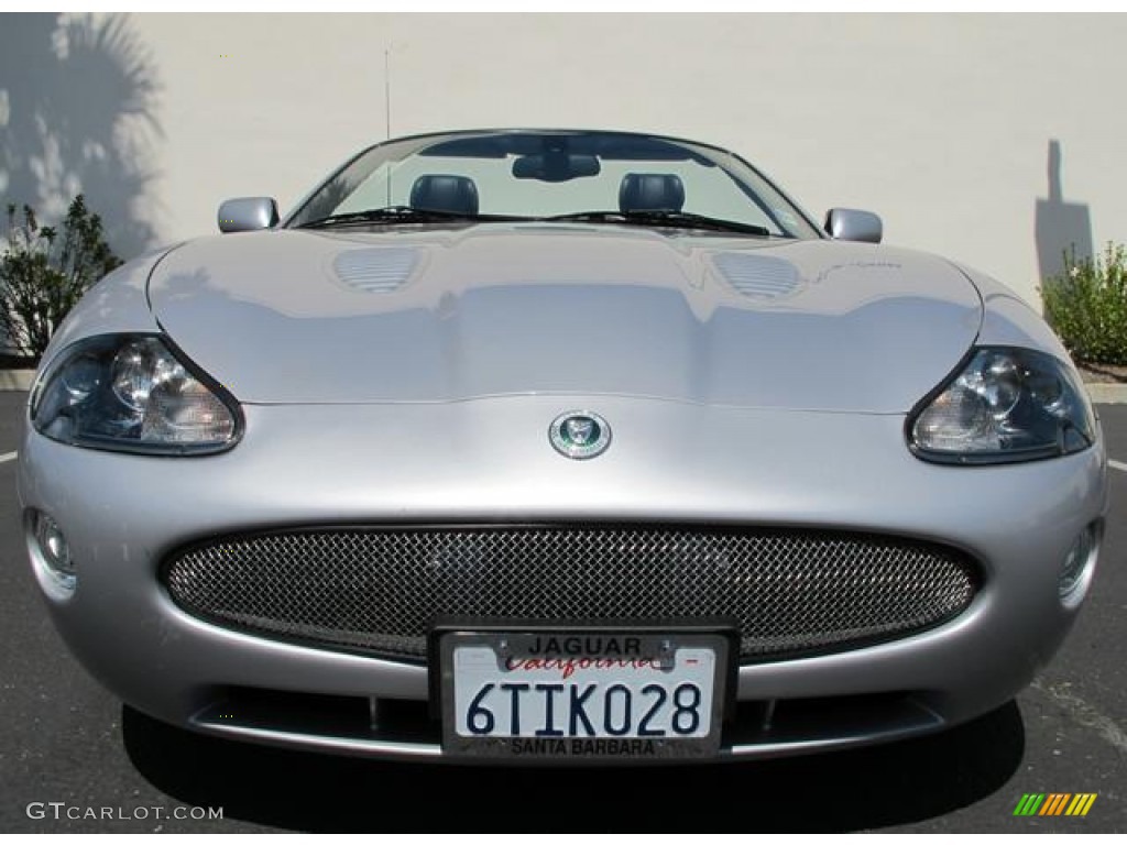 2006 XK XKR Convertible - Satin Silver Metallic / Charcoal photo #3
