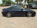 2008 Midnight Blue Metallic Porsche 911 Turbo Cabriolet  photo #7