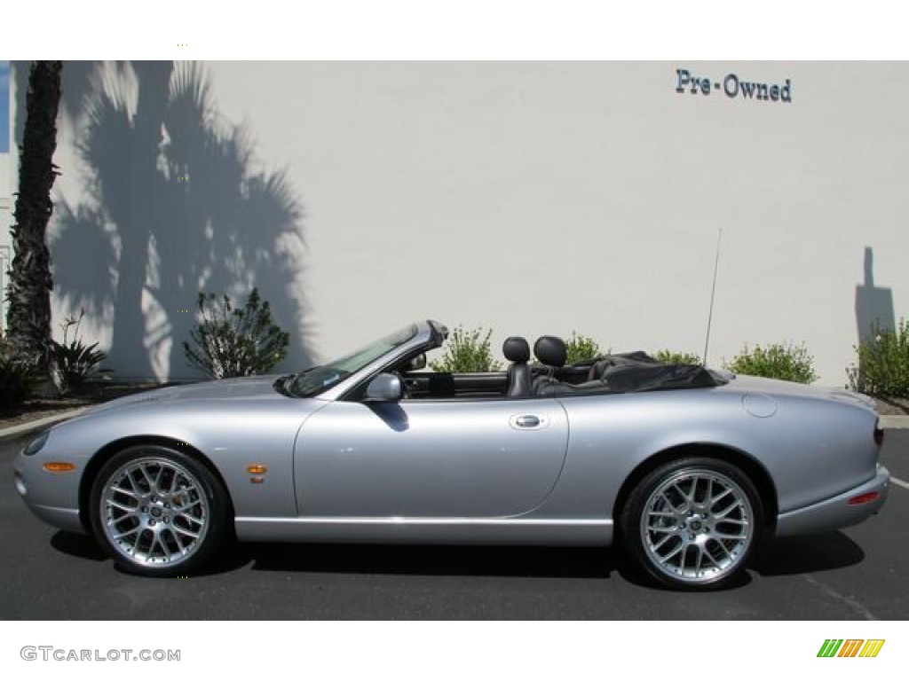 2006 XK XKR Convertible - Satin Silver Metallic / Charcoal photo #4