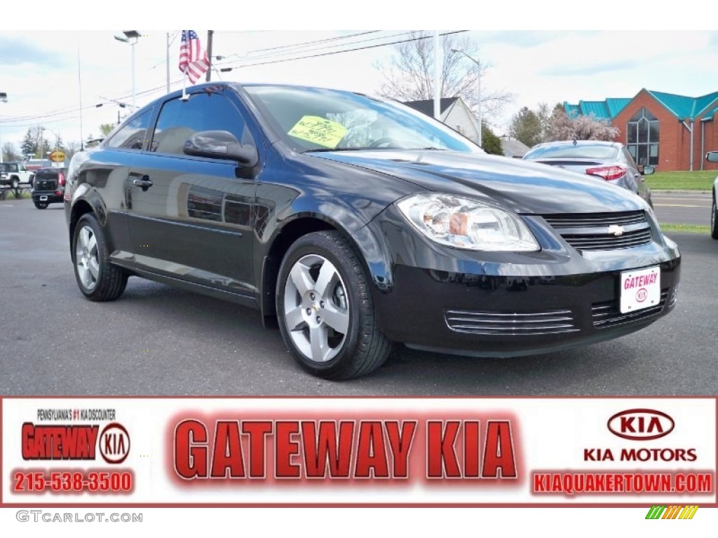 2010 Cobalt LT Coupe - Black Granite Metallic / Ebony photo #1