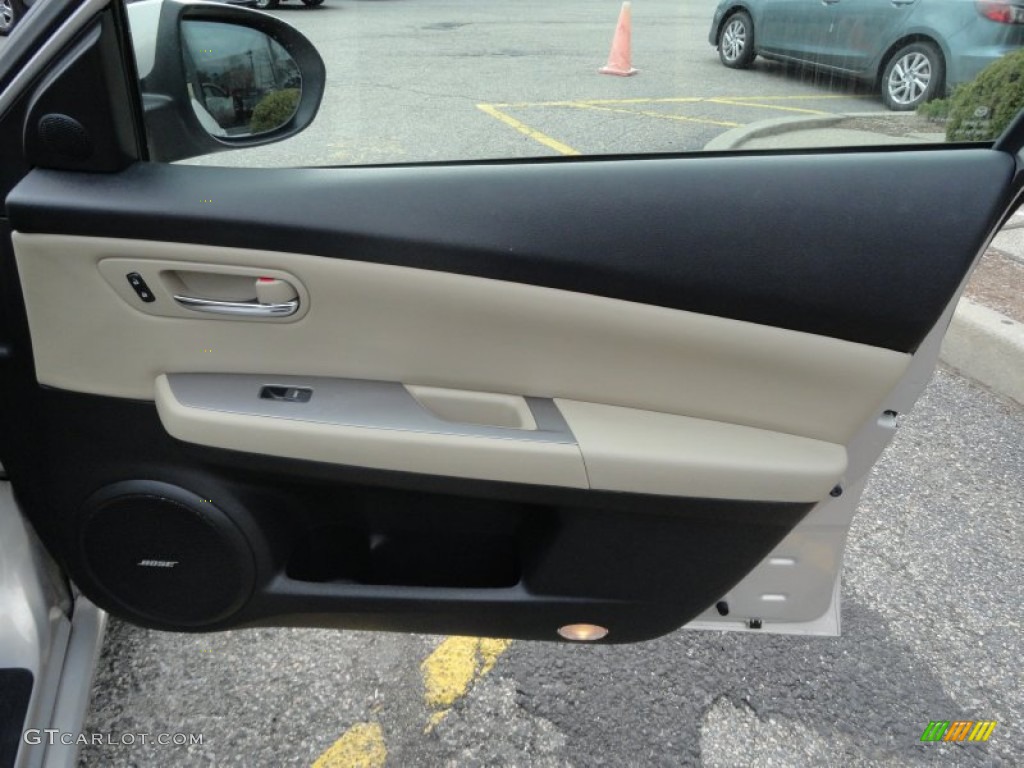 2009 Mazda MAZDA6 s Grand Touring Beige Door Panel Photo #63678582