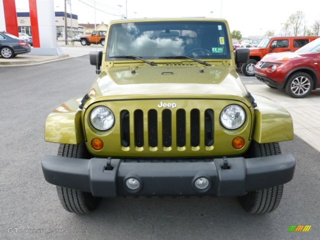Rescue Green Metallic 2007 Jeep Wrangler Sahara 4x4 Exterior Photo #63679703