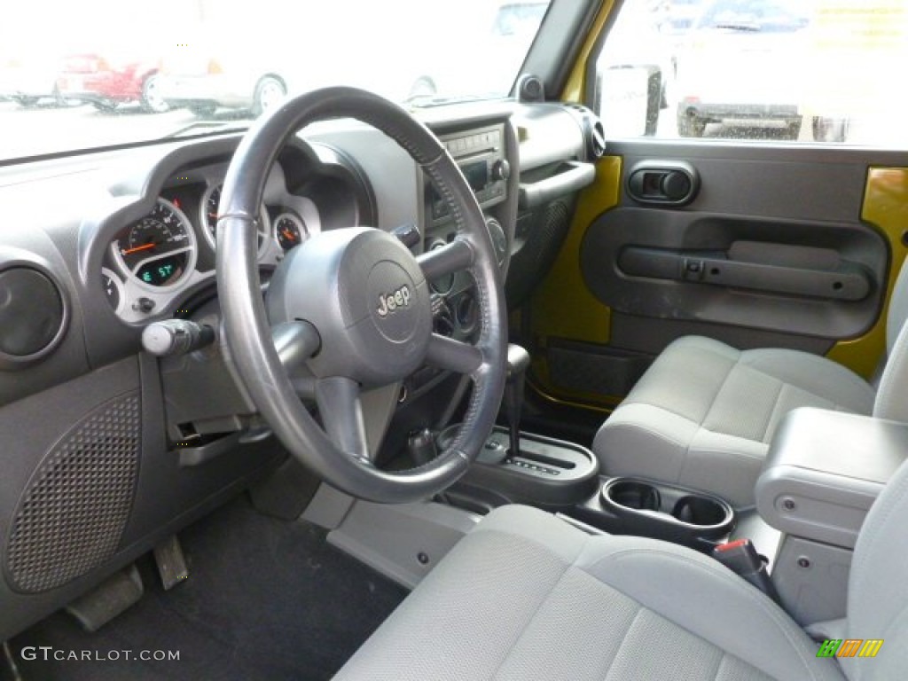 Dark Khaki/Medium Khaki Interior 2007 Jeep Wrangler Sahara 4x4 Photo #63679743