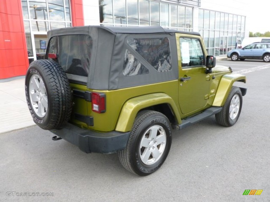Rescue Green Metallic 2007 Jeep Wrangler Sahara 4x4 Exterior Photo #63679785
