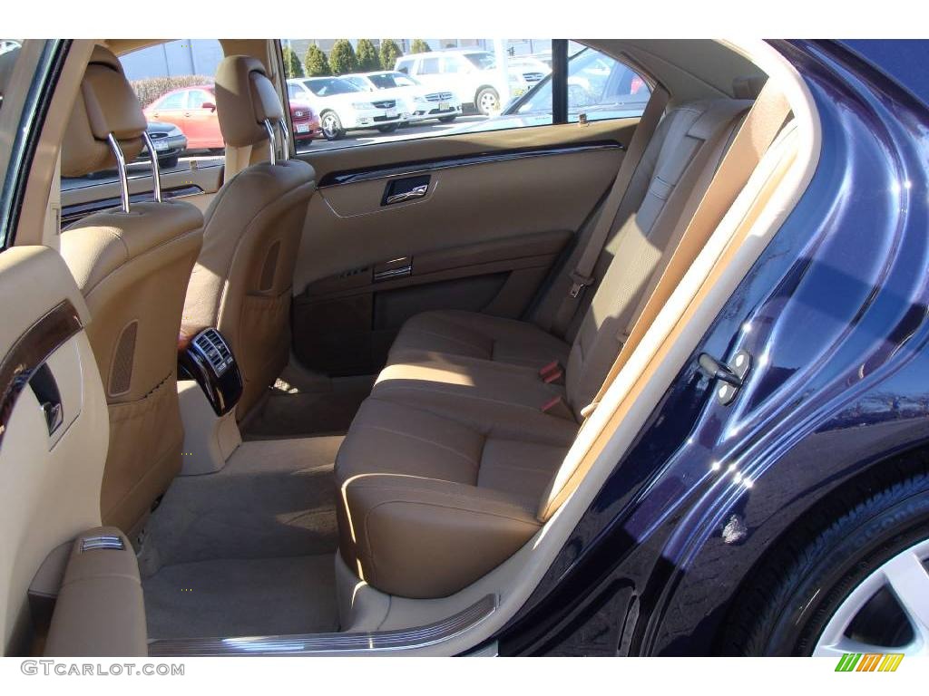 2008 S 550 4Matic Sedan - Capri Blue Metallic / Cashmere/Savanna photo #7