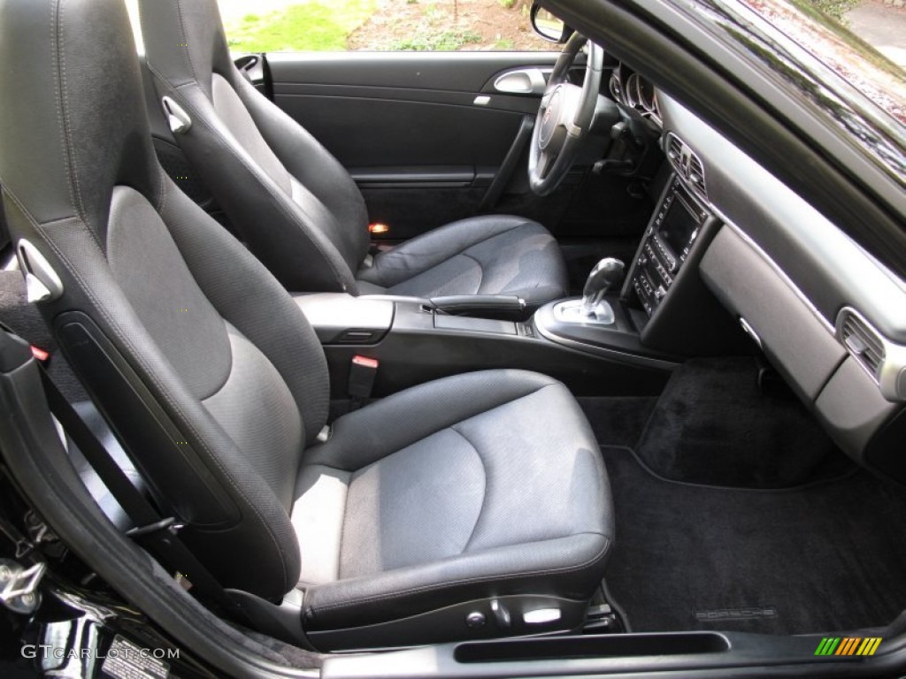 Black Interior 2009 Porsche 911 Carrera 4S Cabriolet Photo #63679944