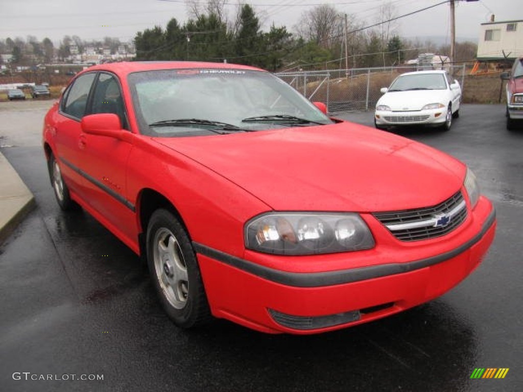 2000 Impala LS - Torch Red / Medium Gray photo #5