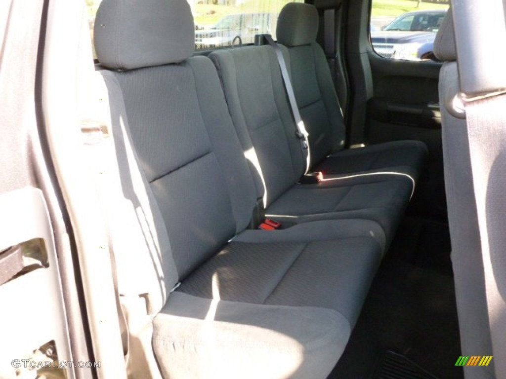 2009 Silverado 1500 LT Extended Cab 4x4 - Black Granite Metallic / Ebony photo #11