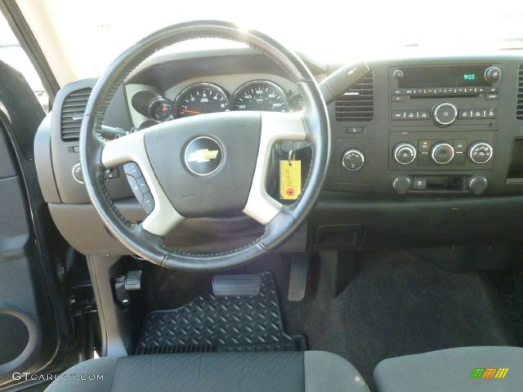2009 Silverado 1500 LT Extended Cab 4x4 - Black Granite Metallic / Ebony photo #15