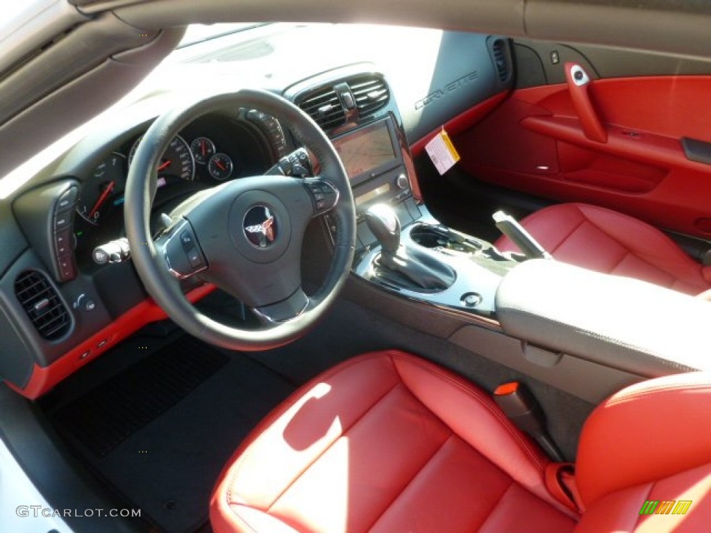 Red Interior 2012 Chevrolet Corvette Convertible Photo #63680802 |  GTCarLot.com