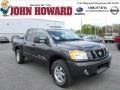 2012 Smoke Gray Nissan Titan Pro-4X Crew Cab 4x4  photo #1