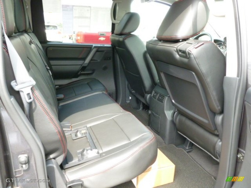 Charcoal Interior 2012 Nissan Titan Pro-4X Crew Cab 4x4 Photo #63681177
