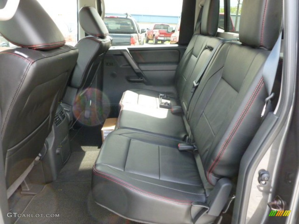 Charcoal Interior 2012 Nissan Titan Pro-4X Crew Cab 4x4 Photo #63681186