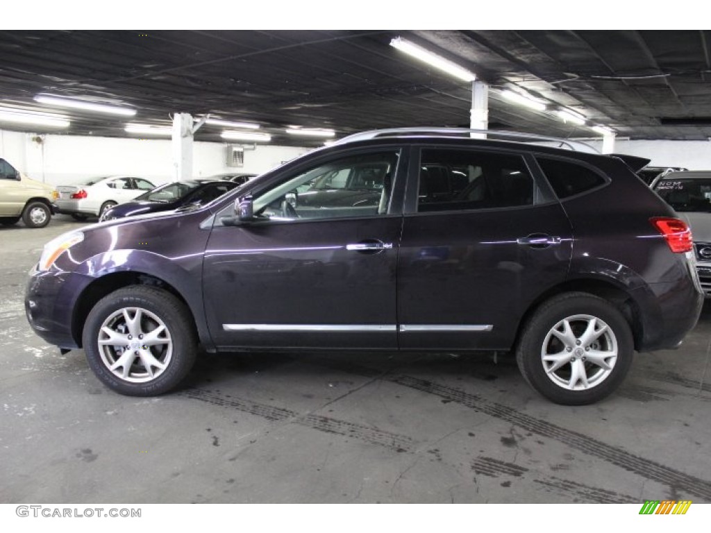2011 Rogue SV AWD - Black Amethyst / Black photo #3