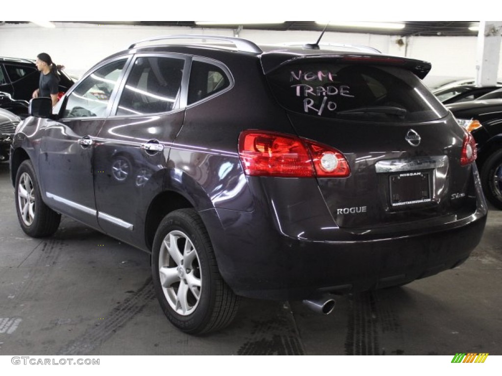 2011 Rogue SV AWD - Black Amethyst / Black photo #4
