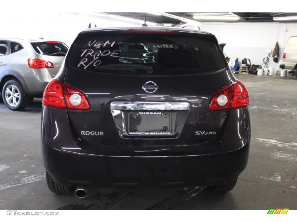 2011 Rogue SV AWD - Black Amethyst / Black photo #5