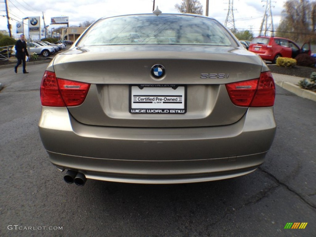 2009 3 Series 328xi Sedan - Platinum Bronze Metallic / Beige photo #5