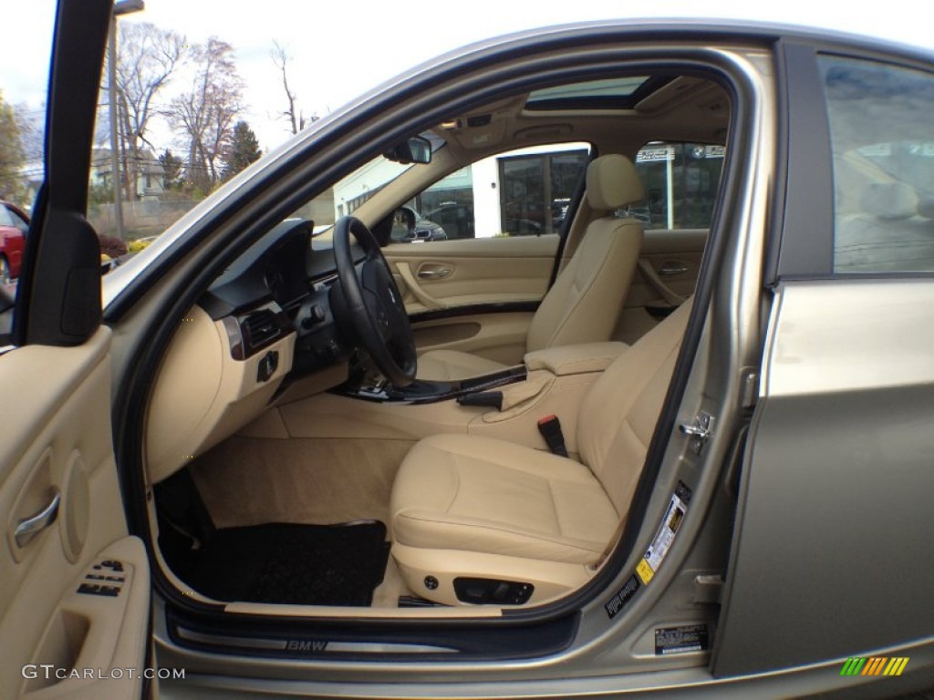 2009 3 Series 328xi Sedan - Platinum Bronze Metallic / Beige photo #10