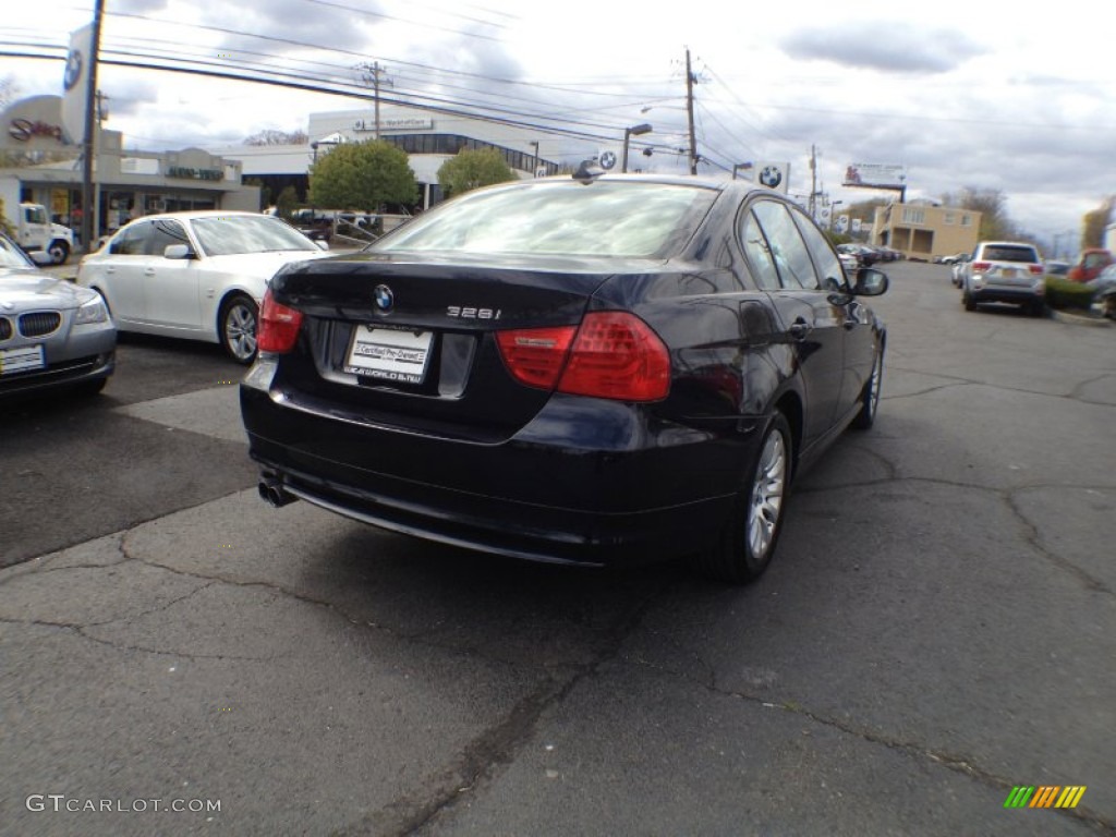 2009 3 Series 328xi Sedan - Monaco Blue Metallic / Beige photo #4