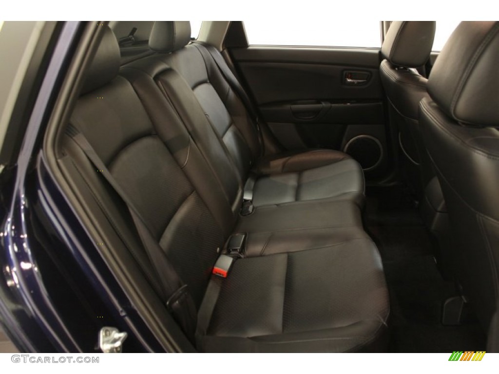 Black Interior 2008 Mazda MAZDA3 s Grand Touring Hatchback Photo #63683454