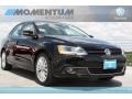 2012 Black Volkswagen Jetta SEL Sedan  photo #1