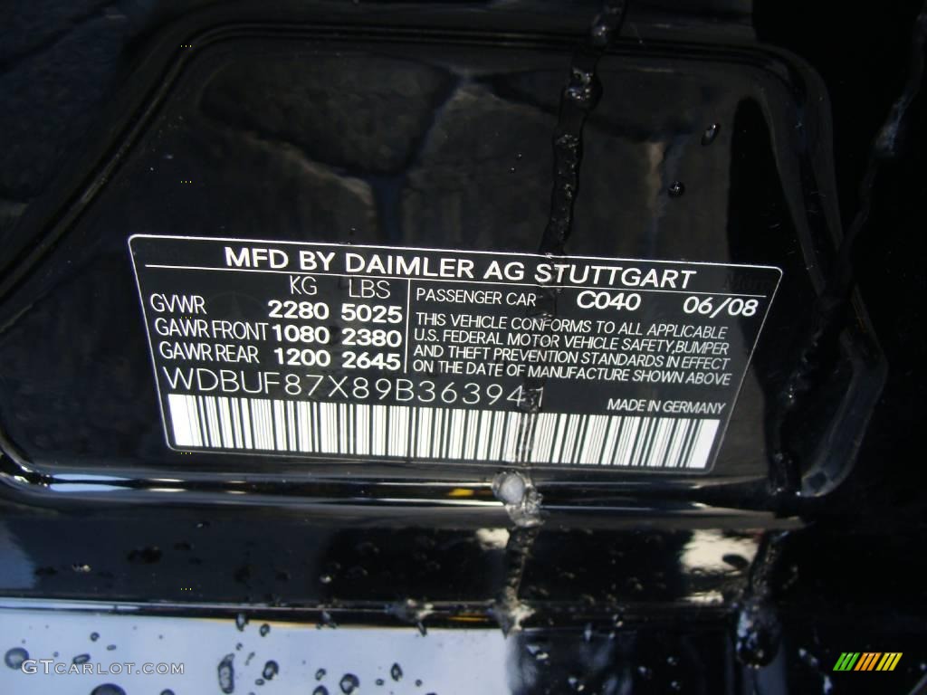 2009 E 350 4Matic Sedan - Black / Black photo #15