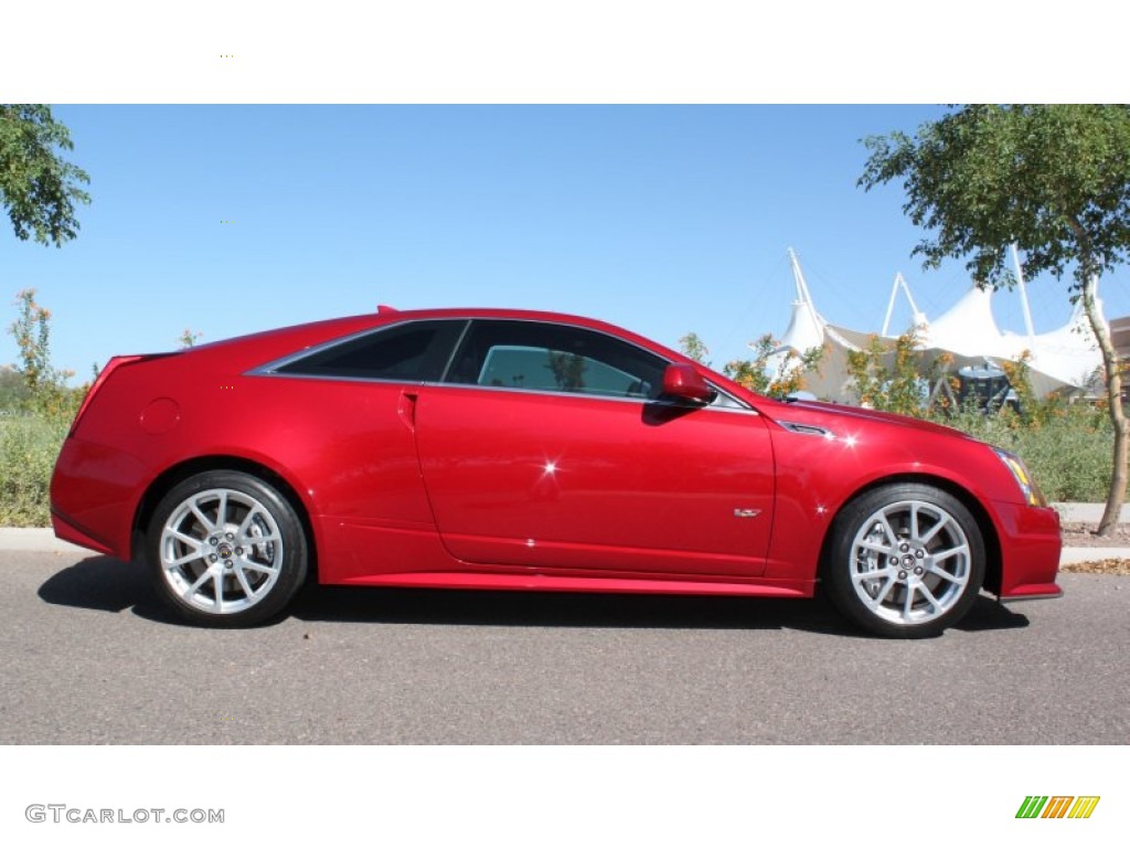 Crystal Red Tintcoat 2011 Cadillac CTS -V Coupe Exterior Photo #63684607