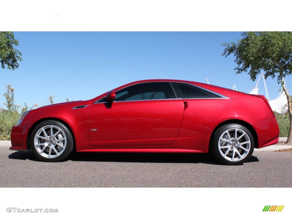 Crystal Red Tintcoat 2011 Cadillac CTS -V Coupe Exterior Photo #63684622