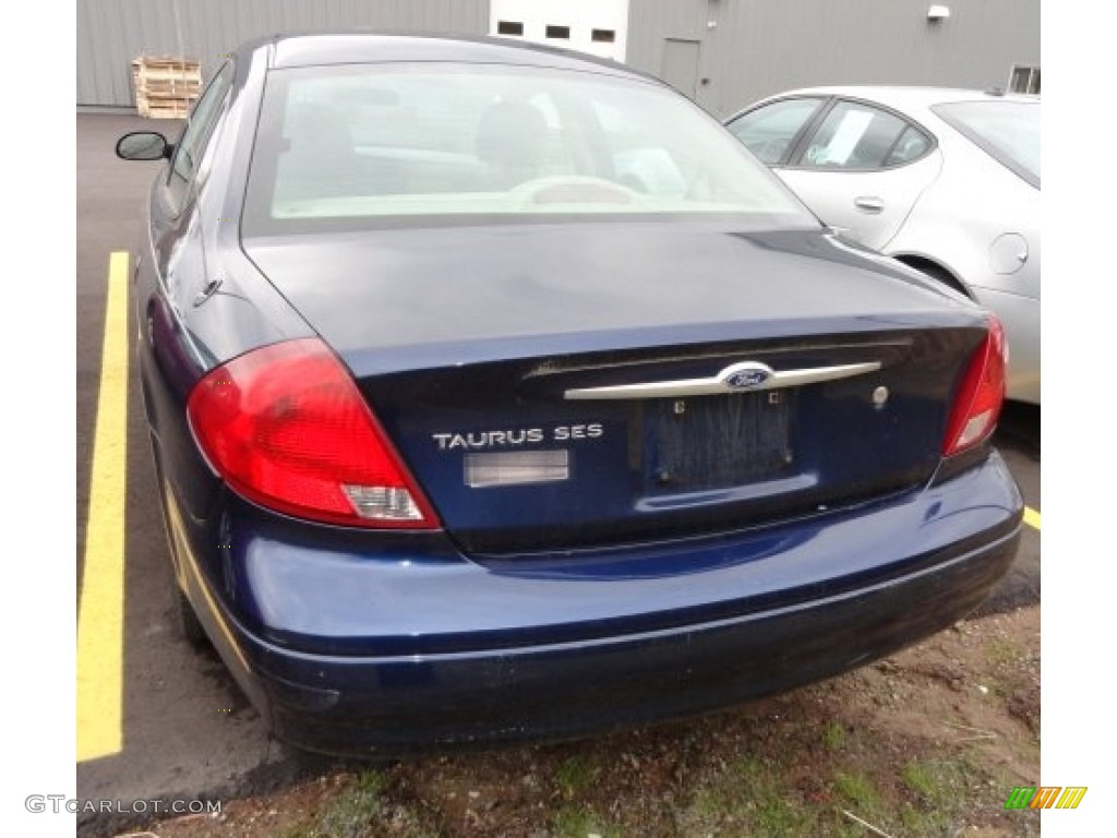 2001 Taurus SES - Medium Royal Blue Metallic / Medium Parchment photo #2